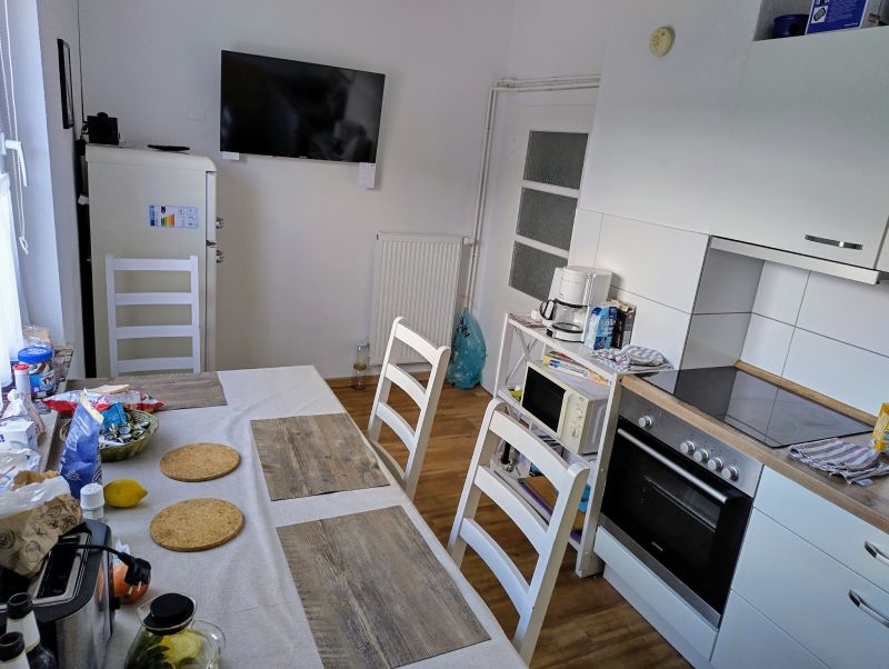 Wunstorf Arbeiterpension / Ferienwohnung Knapp: Küche in 3ZKB